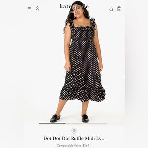 Kate spade polka dot dress